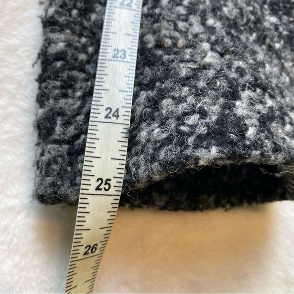 Johnston & Murphy Wool Blend Black Gray White Coat Size Small - Picture 13 of 13